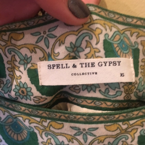 Spell Folk Song Tunic Sage - Picture 8 of 16